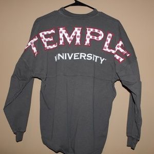 Temple University Gray Long Sleeve Shirt